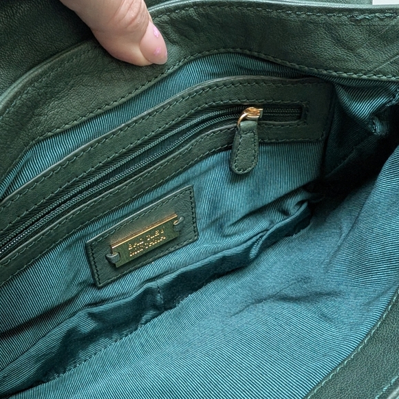 Badgley Mischka Green Leather Women's Bag - Picture 13 of 15